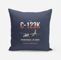 Thumbnail for C-123K Provider design on navy blue pillow
