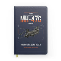 Thumbnail for Boeing MH-47G Chinook design on navy blue notebook