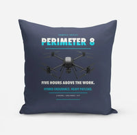 Thumbnail for Skyfront Perimeter 8 design on navy blue pillow