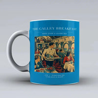 Thumbnail for VINTAGE G4184 - The Galley Breakfast - Ceramic Mug design on turquoise
