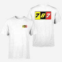 Thumbnail for Flat Colourful 787 Designed Double-Side T-Shirts - view 16