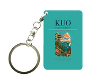 Thumbnail for Kuopio Airport (KUO) design on turquoise key chain