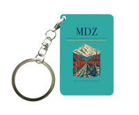 Thumbnail for Governor Francisco Gabrielli International Airport (MDZ) design on turquoise key chain