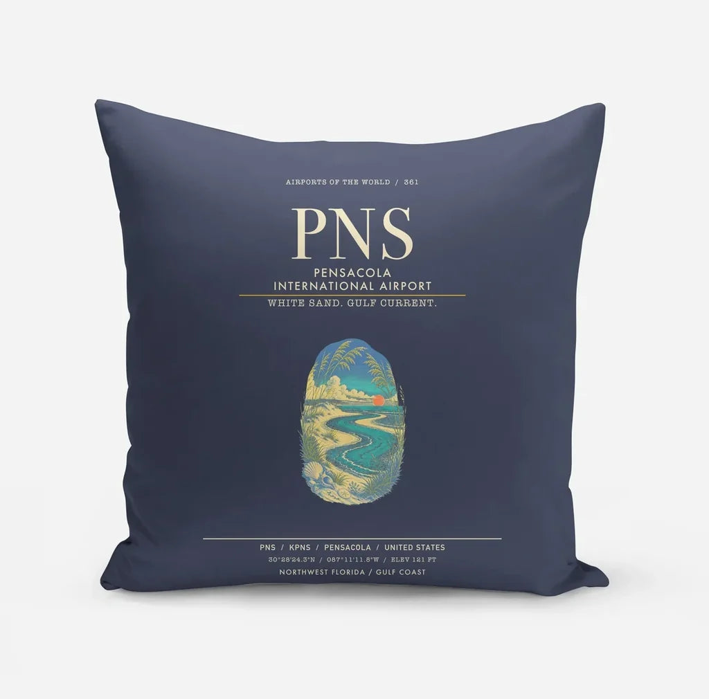 Pensacola International Airport PNS - Navy Blue