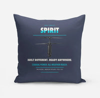 Thumbnail for Ascent AeroSystems Spirit design on navy blue pillow