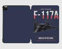 Thumbnail for F-117A Nighthawk design on navy blue ipad tablet case