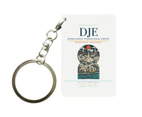 Thumbnail for Djerba-Zarzis International Airport DJE Key Chain design on white key chain