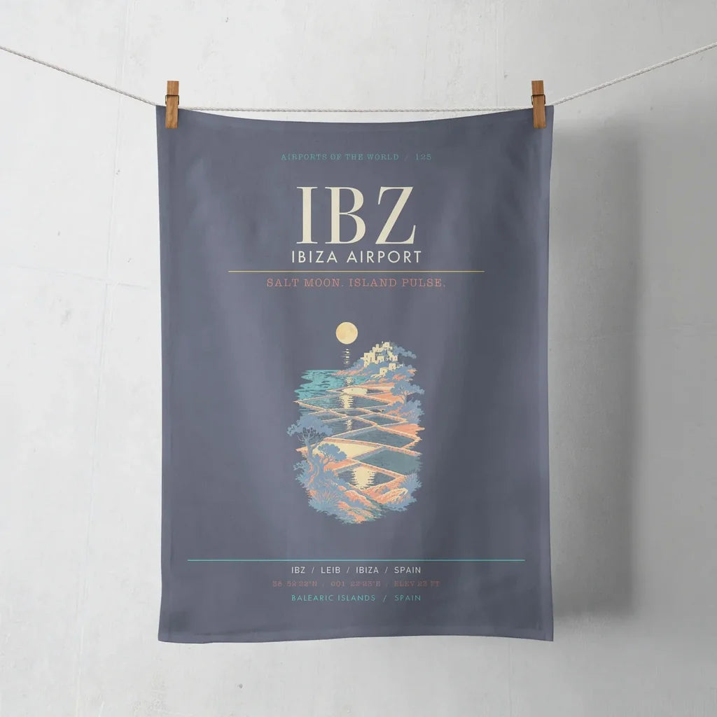 Ibiza Airport IBZ - Ses Salines Moon-Tide Loom - Navy Blue