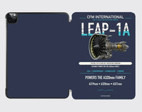 Thumbnail for CFM LEAP-1A design on navy blue ipad tablet case