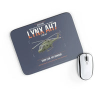 Thumbnail for Westland Lynx AH7 design on navy blue rectangle mouse pad