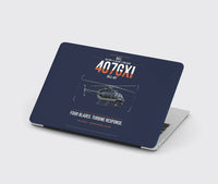 Thumbnail for Bell 407GXi design on navy blue MacBook case