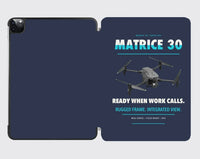 Thumbnail for DJI Matrice 30 design on navy blue ipad tablet case