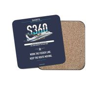 Thumbnail for Shorts 360-300 design on navy blue 1 piece coaster