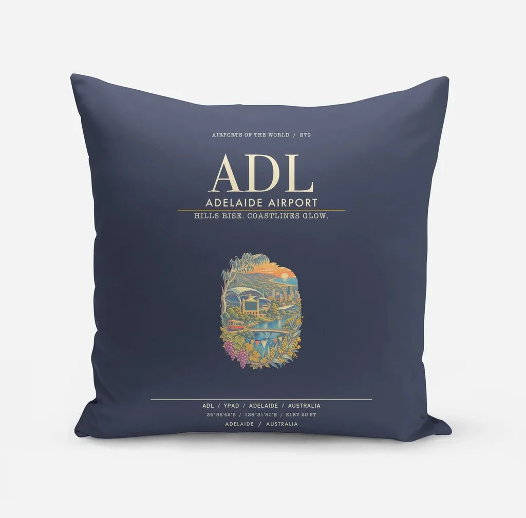Adelaide Airport ADL - Navy Blue