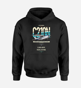 Single-Side Printing — Cessna T210N Centurion Double-Side Hoodie
