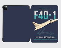 Thumbnail for F4D-1 Skyray design on navy blue ipad tablet case