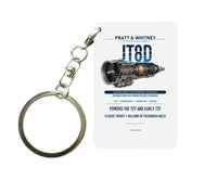 Thumbnail for JT8D Key Chain design on white key chain