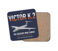Thumbnail for Handley Page Victor K.2 design on navy blue 1 piece coaster