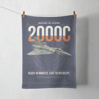 Thumbnail for Dassault Mirage 2000C RDI design on navy blue towel