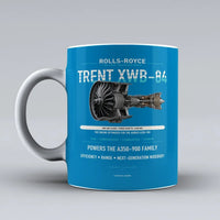 Thumbnail for XWB-84 Mug design on turquoise trent