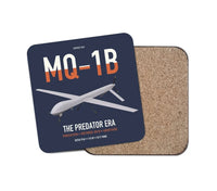Thumbnail for MQ-1B Predator design on navy blue 1 piece coaster
