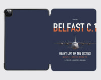 Thumbnail for Short Belfast C.1 design on navy blue ipad tablet case