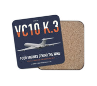 Thumbnail for Vickers VC10 K.3 design on navy blue 1 piece coaster