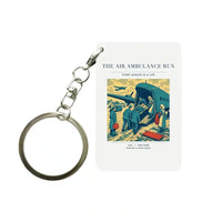 Thumbnail for VINTAGE G4506 - The Air Ambulance Run - Designed Key Chain design on white