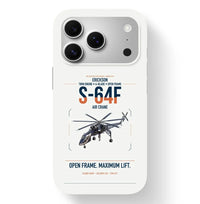 Thumbnail for Erickson S-64F Air Crane design on white magsafe iphone case, for iPhone 17 Pro