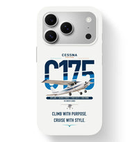 Thumbnail for Cessna 175 Skylark design on white magsafe iphone case, for iPhone 17 Pro