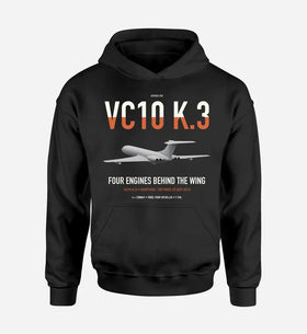 Single-Side Printing — Vickers VC10 K.3 Double-Side Hoodie
