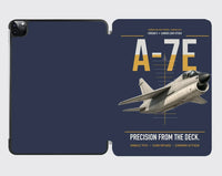 Thumbnail for A-7E Corsair II design on navy blue ipad tablet case