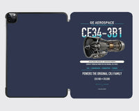 Thumbnail for CF34-3B1 design on navy blue ipad tablet case