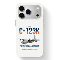 Thumbnail for C-123K Provider design on white magsafe iphone case, for iPhone 17 Pro