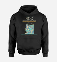 Thumbnail for Ireland West Airport Knock (NOC) design on black hoodie single-side print