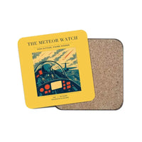 Thumbnail for The Meteor Watch - Designed Coasters design on yellow 1-piece