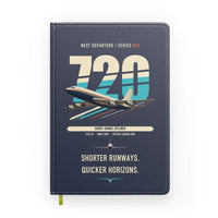 Thumbnail for Boeing 720B design on navy blue notebook