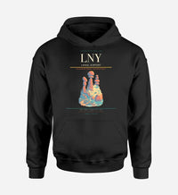Thumbnail for Lanai Airport (LNY) design on black hoodie single-side print