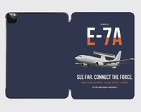 Thumbnail for E-7A Wedgetail design on navy blue ipad tablet case