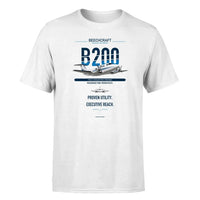 Thumbnail for King Air B200 design on white single side