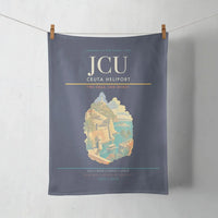 Thumbnail for Ceuta Heliport (JCU) design on navy blue towel
