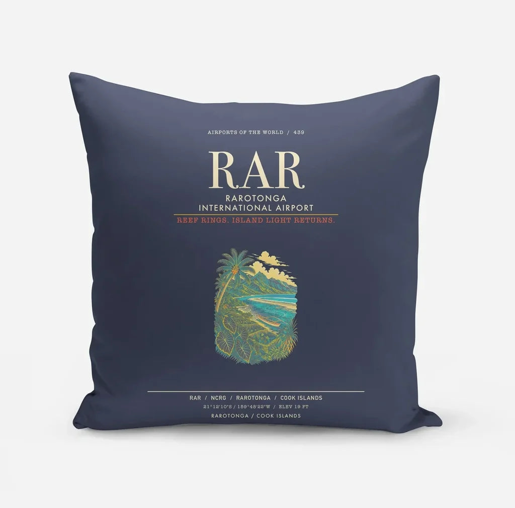 Rarotonga International Airport RAR - Navy Blue