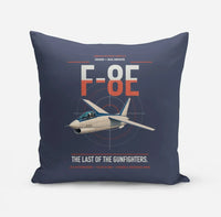 Thumbnail for F-8E Crusader design on navy blue pillow
