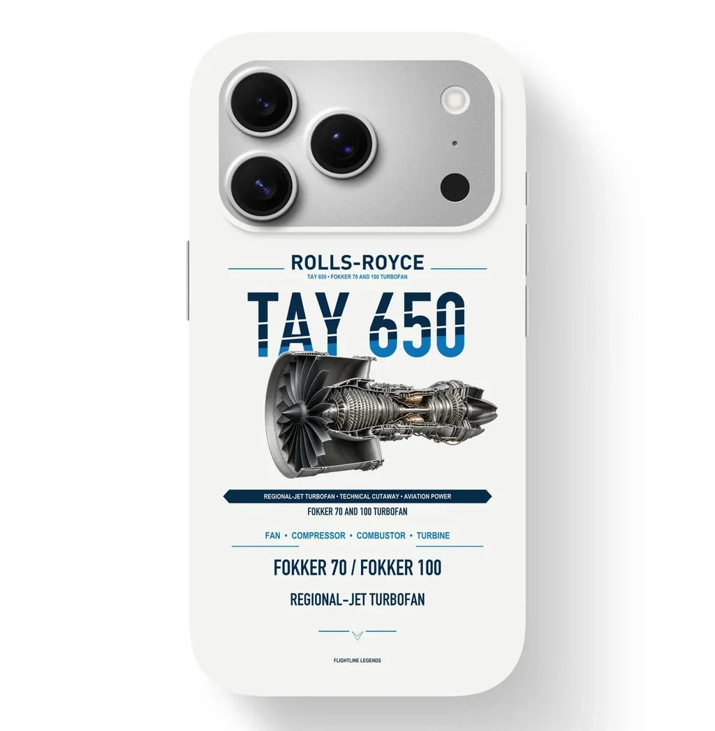 TAY 650 Case design on white iphone case