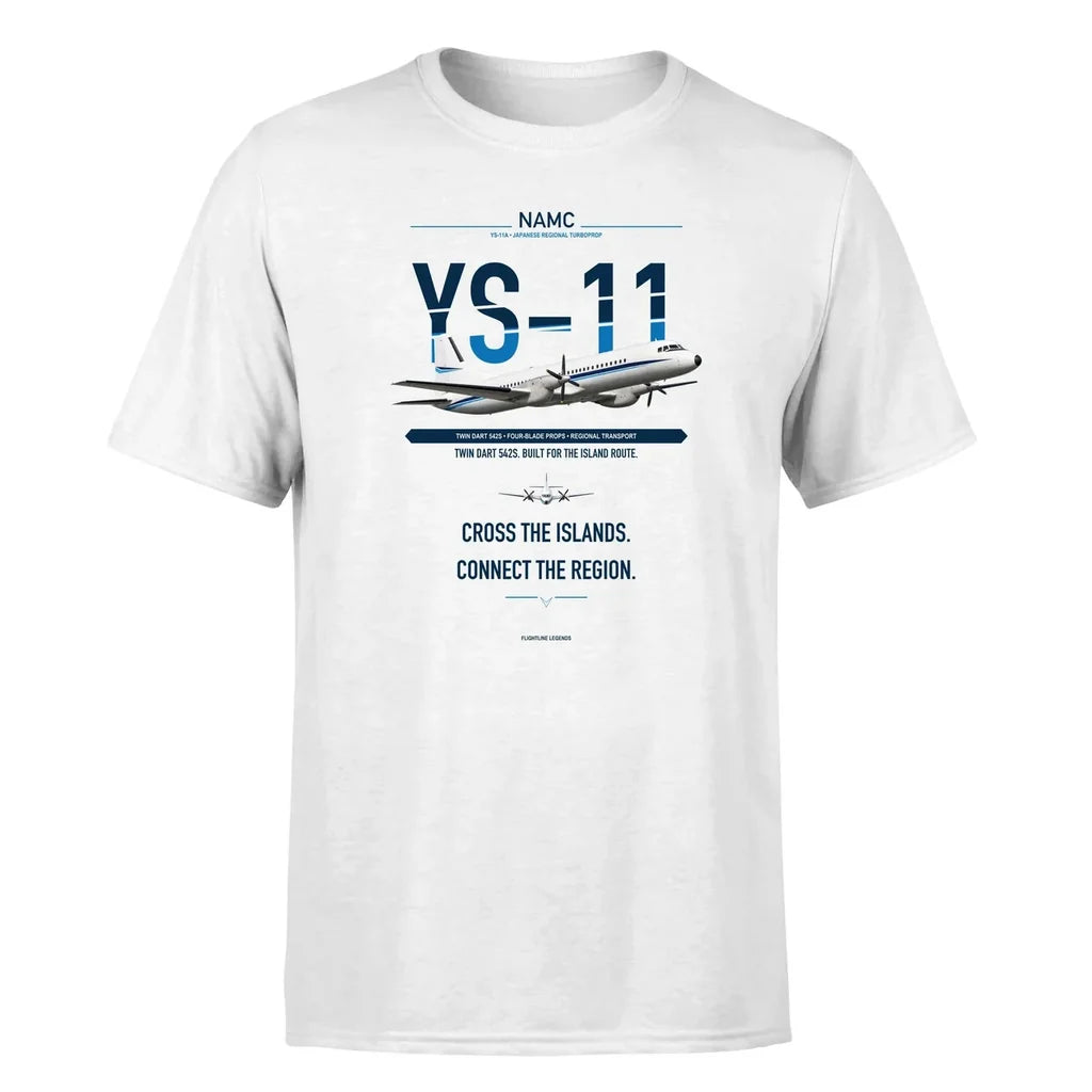 NAMC YS-11A design on white single side