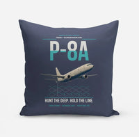 Thumbnail for P-8A Poseidon design on navy blue pillow