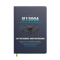 Thumbnail for Inspired Flight IF1200A design on navy blue notebook
