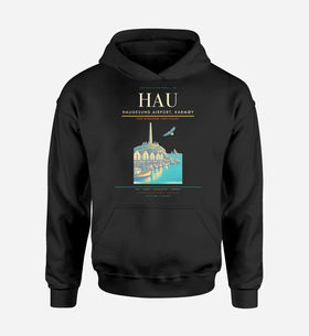 Single-Side Printing — Haugesund Airport, Karmøy (HAU) Double-Side Hoodie