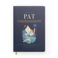 Thumbnail for Jay Prakash Narayan International Airport (PAT) design on navy blue notebook