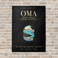Thumbnail for Omaha Eppley Airfield OMA - Canvas Framed - Black